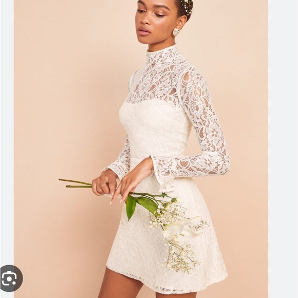 Reformation Dresses & Skirts - Reformation Carraway Dress White Lace